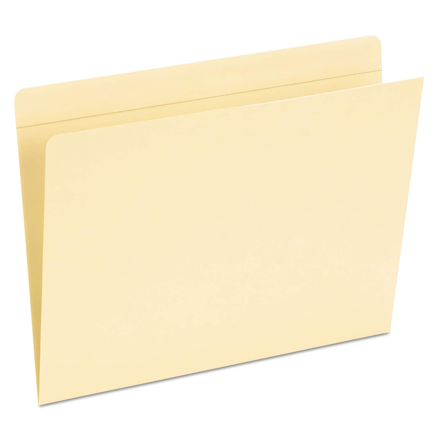 Tops Business Forms - Top Tab Pocket Folders, Straight Tabs, Letter Size, Manila, 50/Box