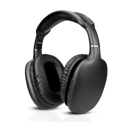 Front. RCA - Wave-53 Active Noise Cancelling Headphones, 12H Playtime - Black.