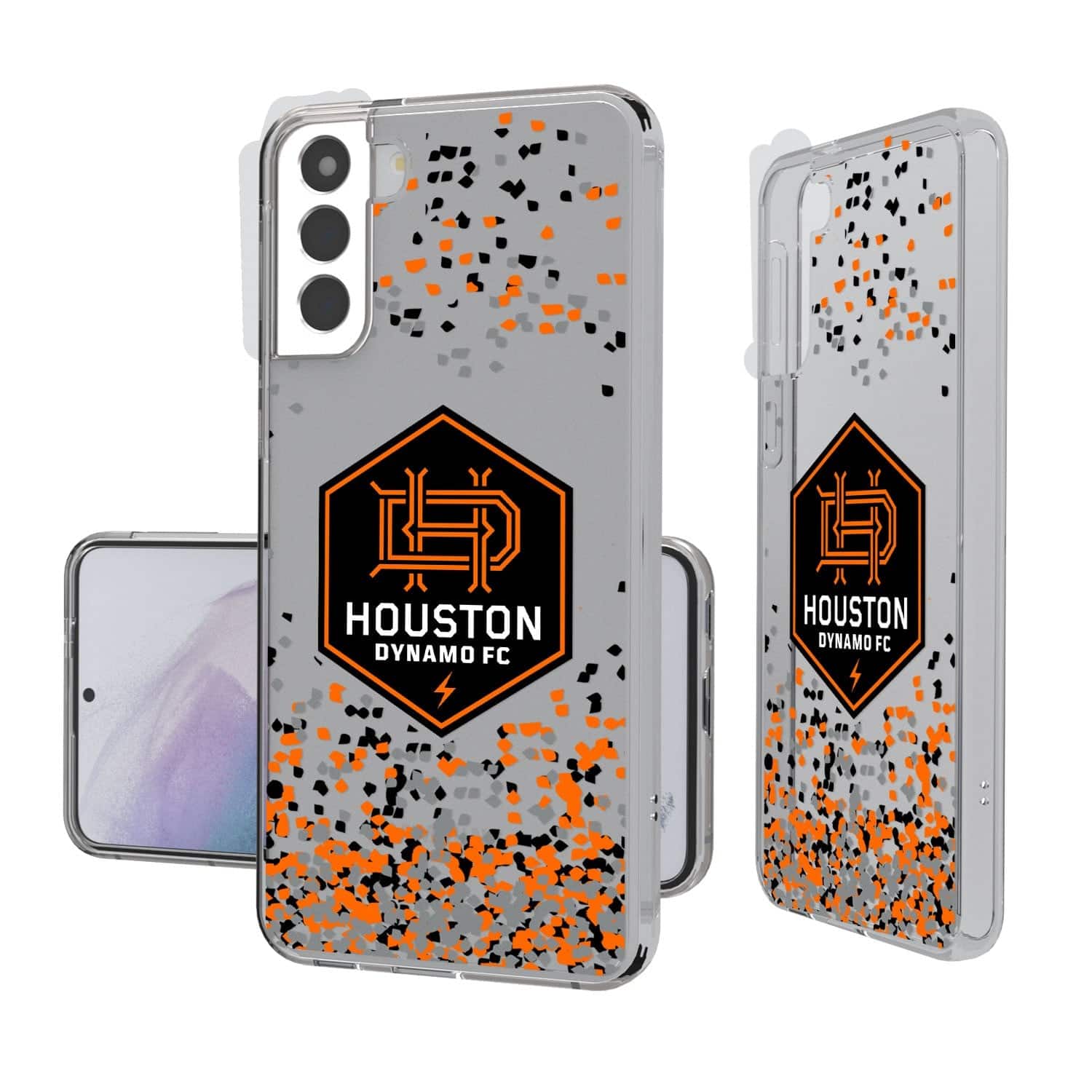 Keyscaper - MLS - Houston Dynamo FC Galaxy Confetti Clear Case - S24 Plus - Multicolor price history on PriceWatchPro