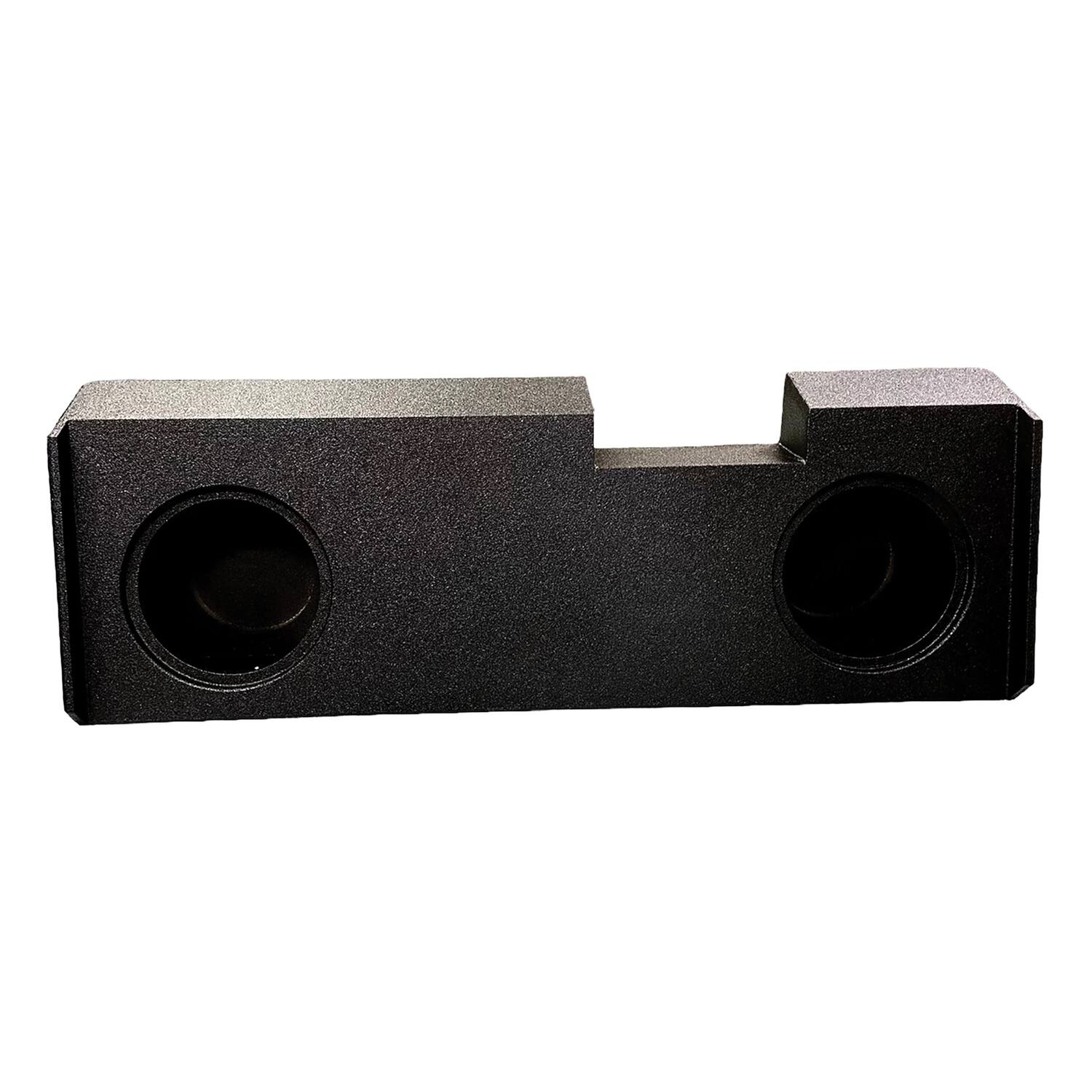 Back. King Boxes - King Boxes 10-in. Double-speaker Black Sprayed Enclosure For Chevy Silverado/gmc Sierra 2019 Through 2022 Crew Cabs - black.