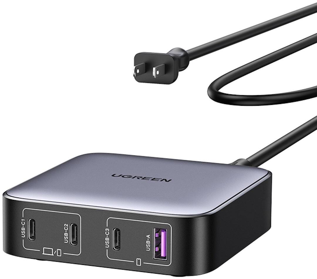 UGREEN Nexode 4 Port 100W GaN Charging Station, USB C Fast