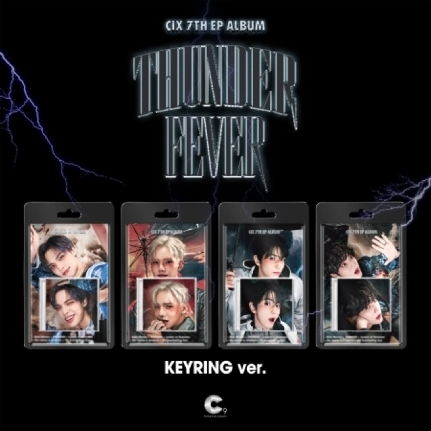 CIX 7TH EP ALBUM THUNDER FEVER (A 06718 KEYRING ver. C.