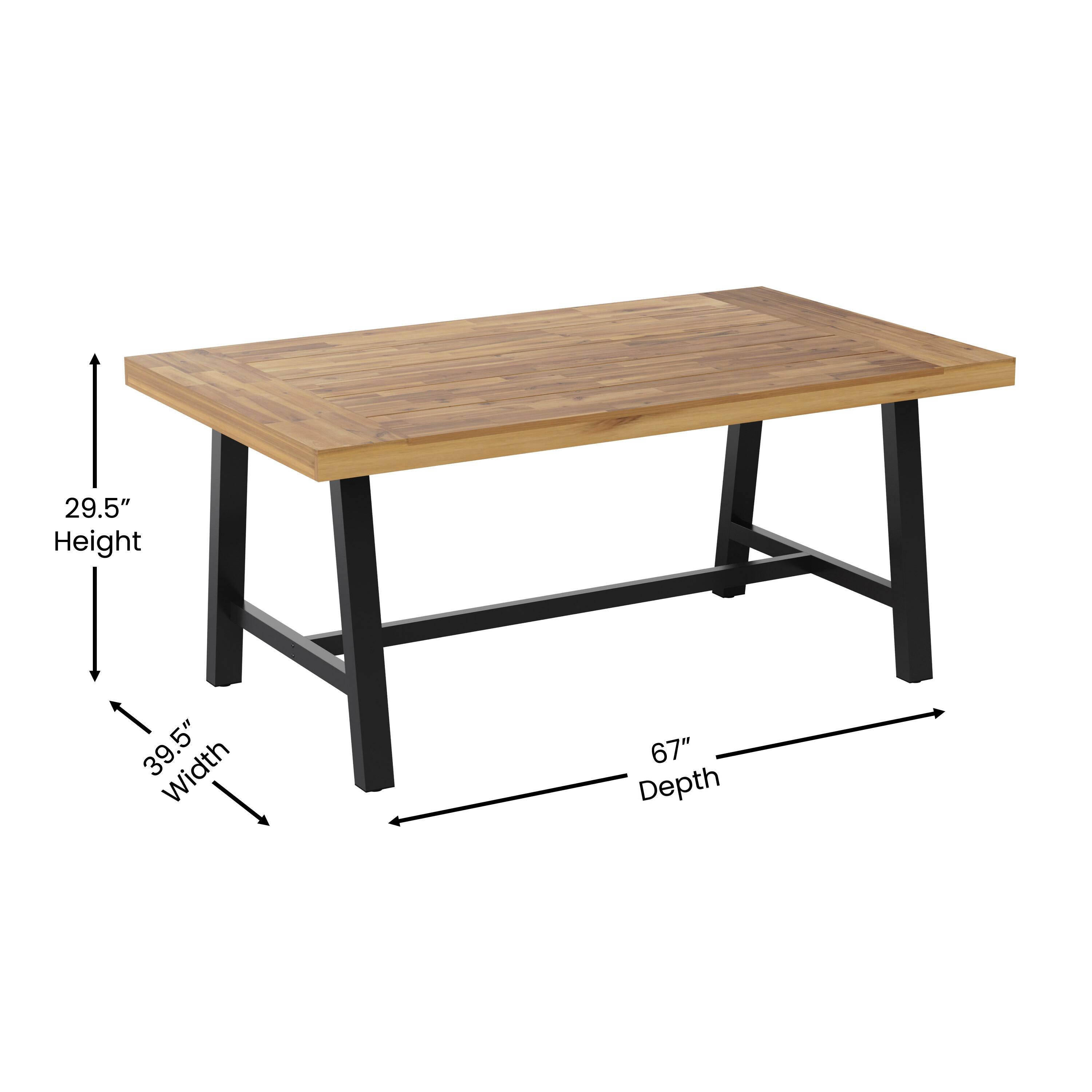 29.5" Height  
39.5" Width  
67" Depth