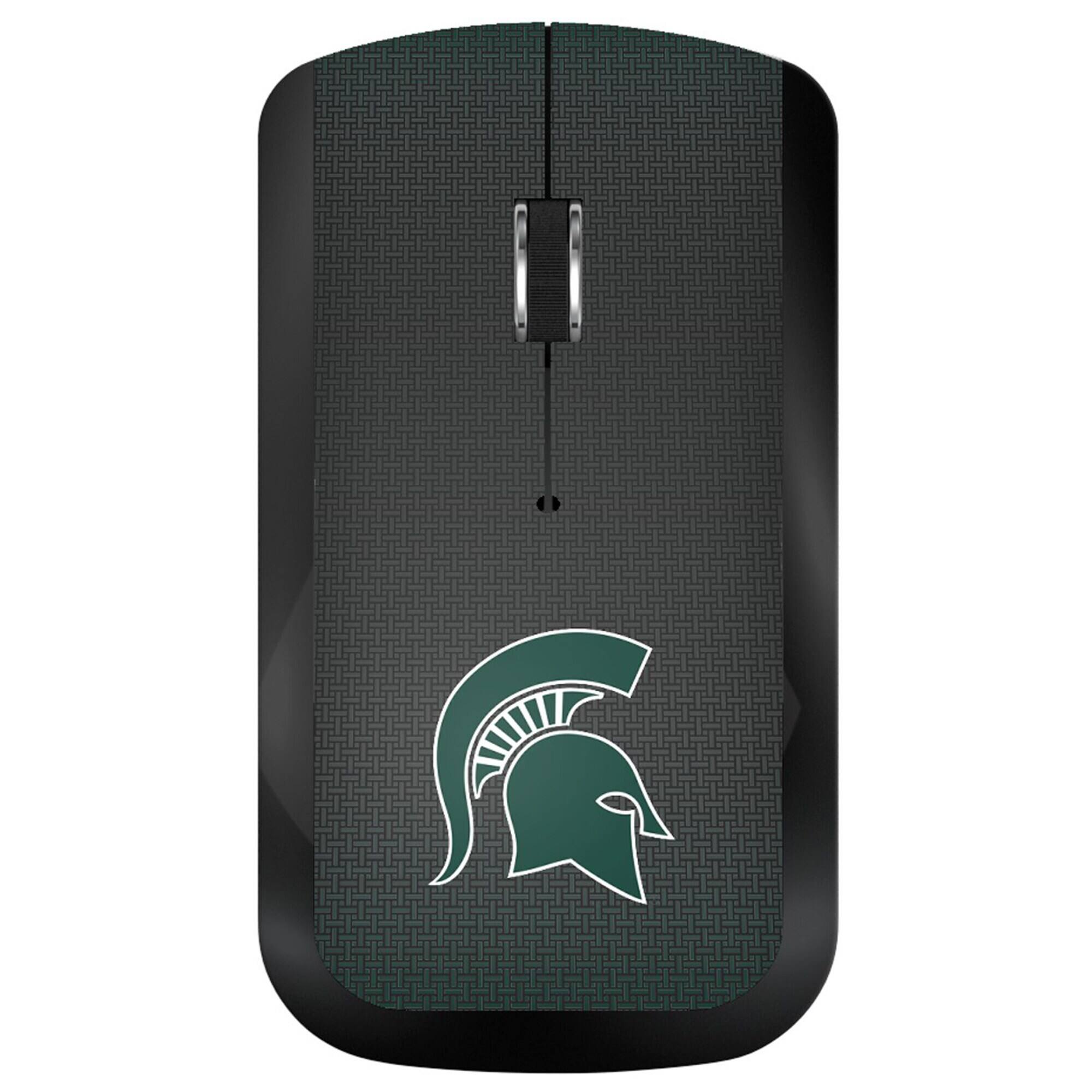 Front. Keyscaper - Michigan State Spartans Wireless USB Computer Mouse - Black.