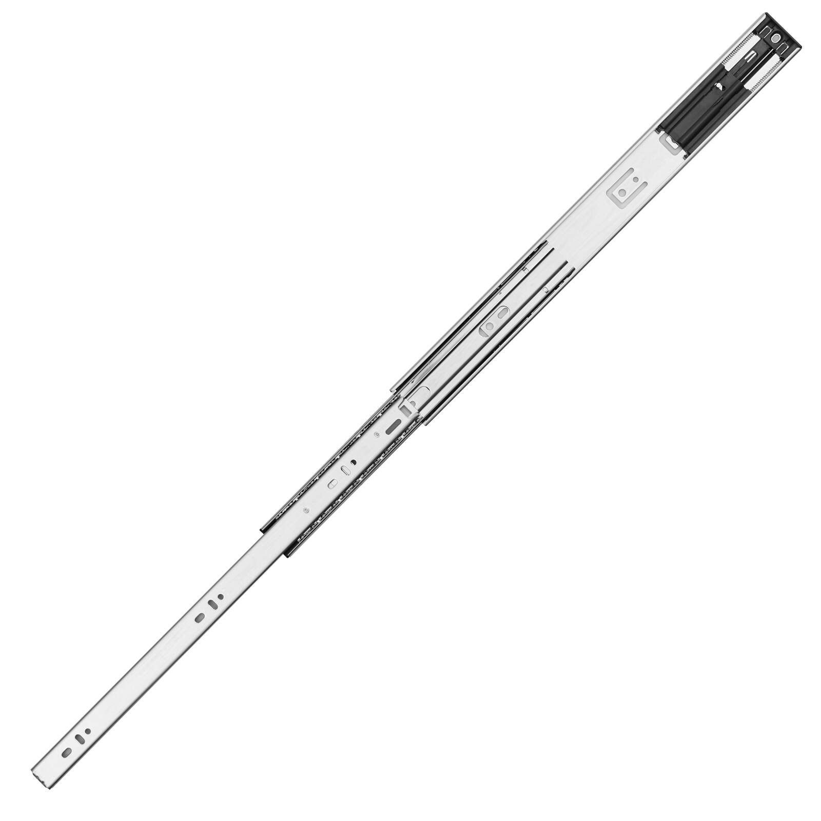 Alt View 5. VEVOR - 6 Pairs of 18 Inch Drawer Slides Side Mount Rails, Heavy Duty Full Extension Steel Track, Soft-Close Noiseless Guide - Silver.