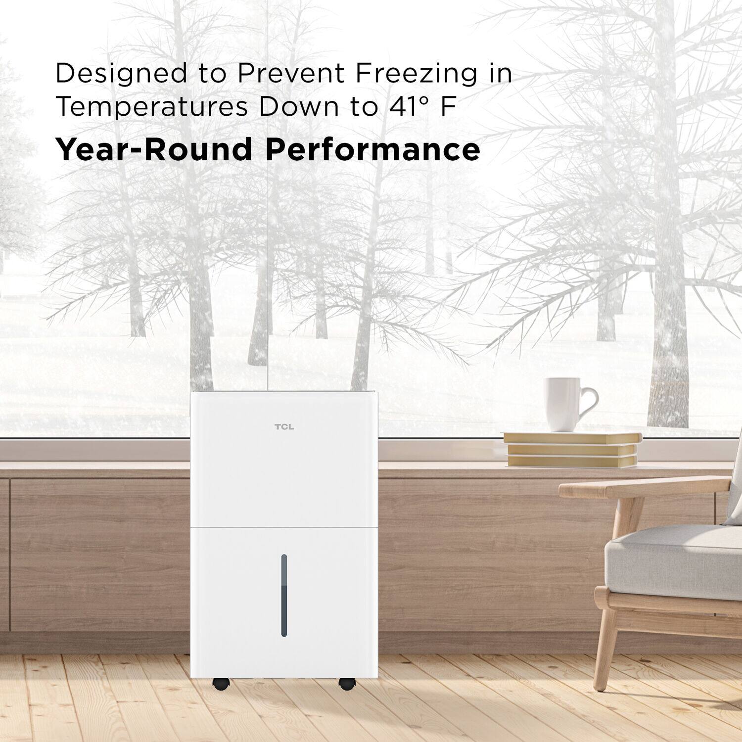 Designed to prevent freezing in temperatures down to 41°F year-round performance TCL.