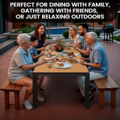 PERFECT FOR DINING WITH FAMILY, GATHERING WITH FRIENDS, OR JUST RELAXING OUTDOORS
