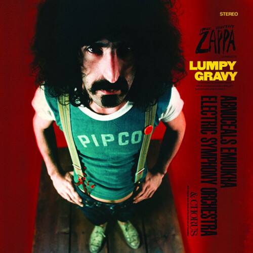 Sure, here is the corrected and grouped text:

**ZAPPA**  
**LUMPY GRAVY**  
**ELECTRIC SYMPHONY & CHORUS ORCHESTRA**  
**ABNUCEALS**  
**EMUUKHA**  
**STEREO**  
**PIP CO**