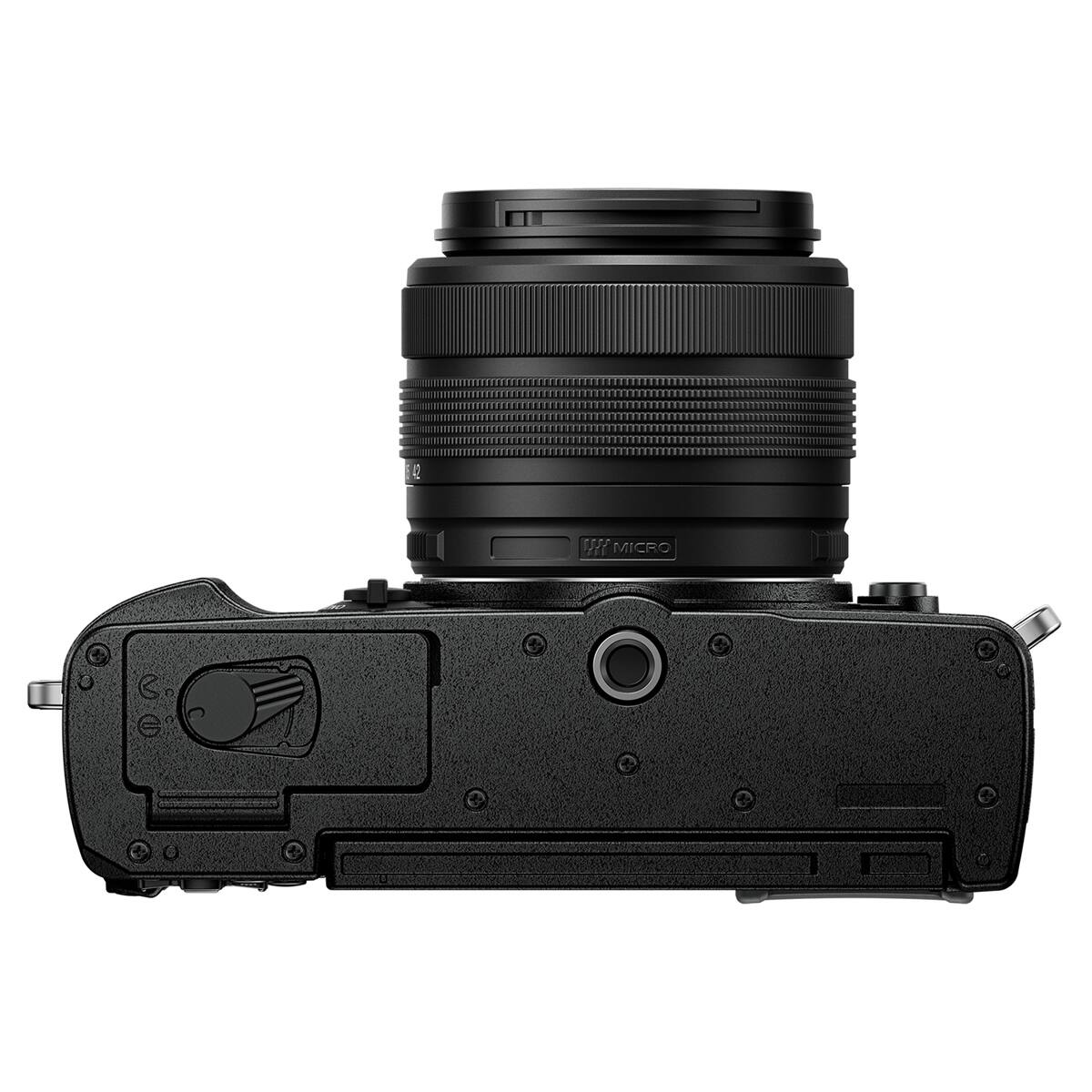 Alt View 7. OM System - OM SYSTEM PEN Camera, Black with 14-42mm III  ED 40-150mm R Lens - Black.
