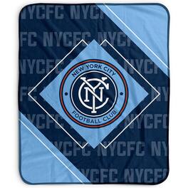 Pegasus - New York City FC 50" x 60" Diamond Logo Fleece Blanket - Multicolor