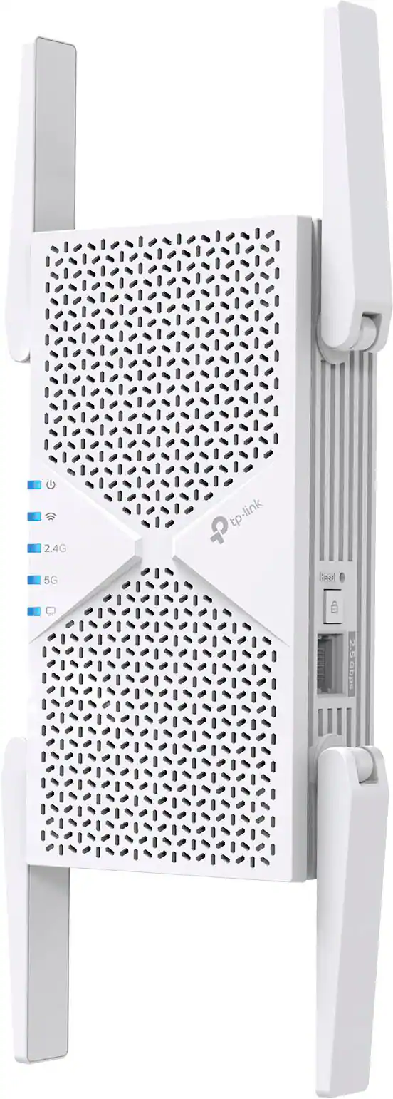 TP-Link - BE6500 Wi-Fi 7 Range Extender - White