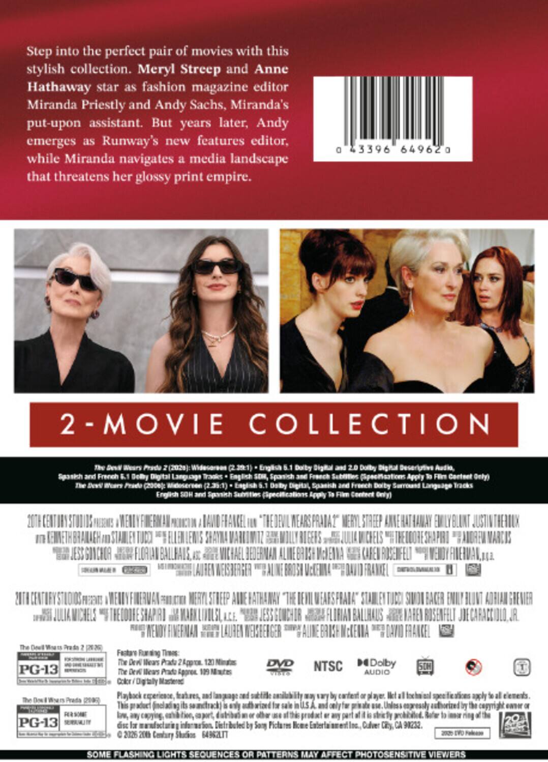 Alt View 1. The Devil Wears Prada: 2-Movie Collection   - DVD.