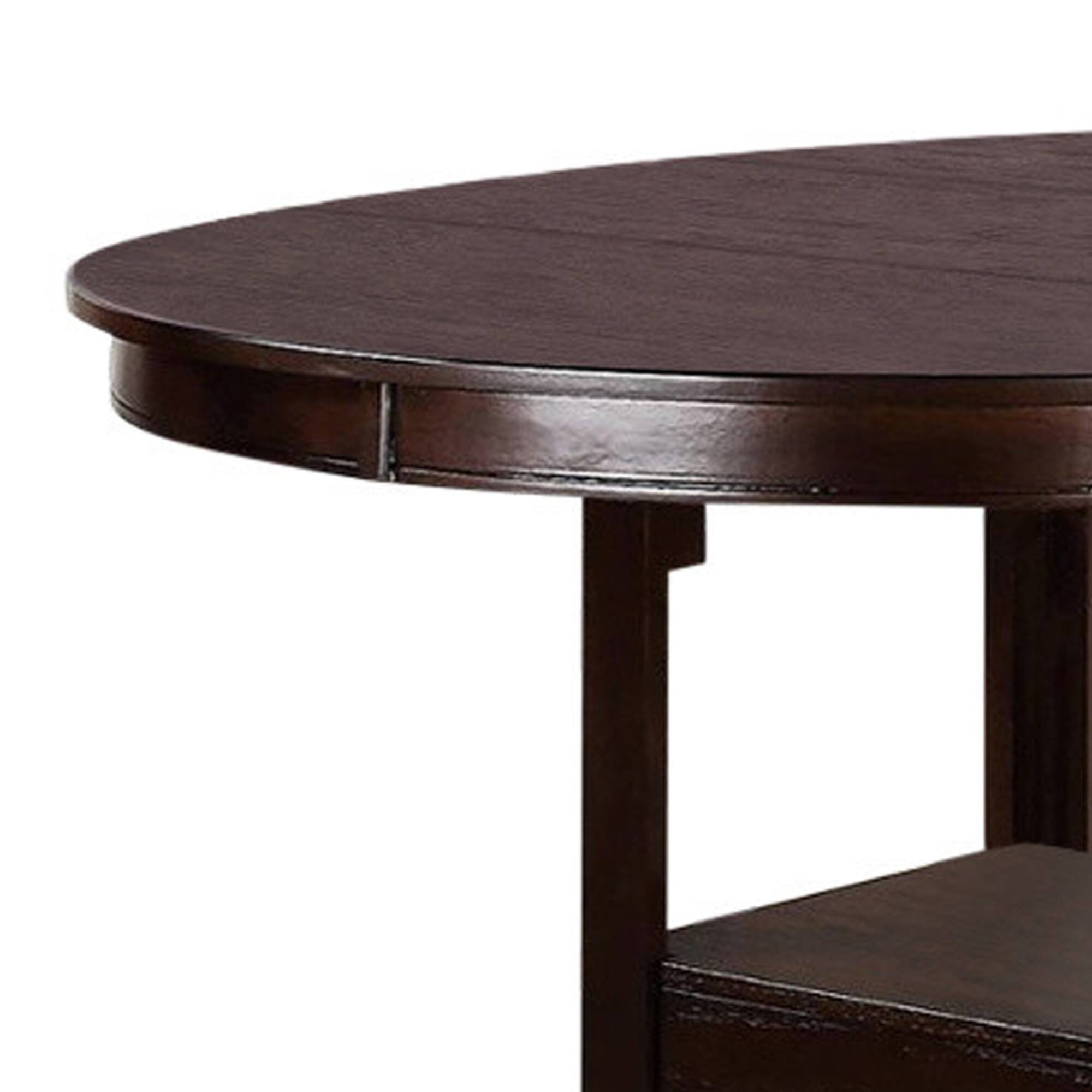 Manhattan Lane Wooden Counter Height Table Brown - Best Buy