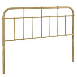 Alessia Metal Twin Headboard by Modway - Gold