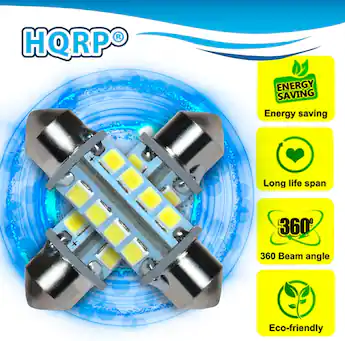 Xnourney 4x 41mm Festoon LED-lampen – 12-24V – 6500K Wit – 33SMD 3014 Chips – CANbus Foutloos – Voor Binnenverlichting In De Auto
