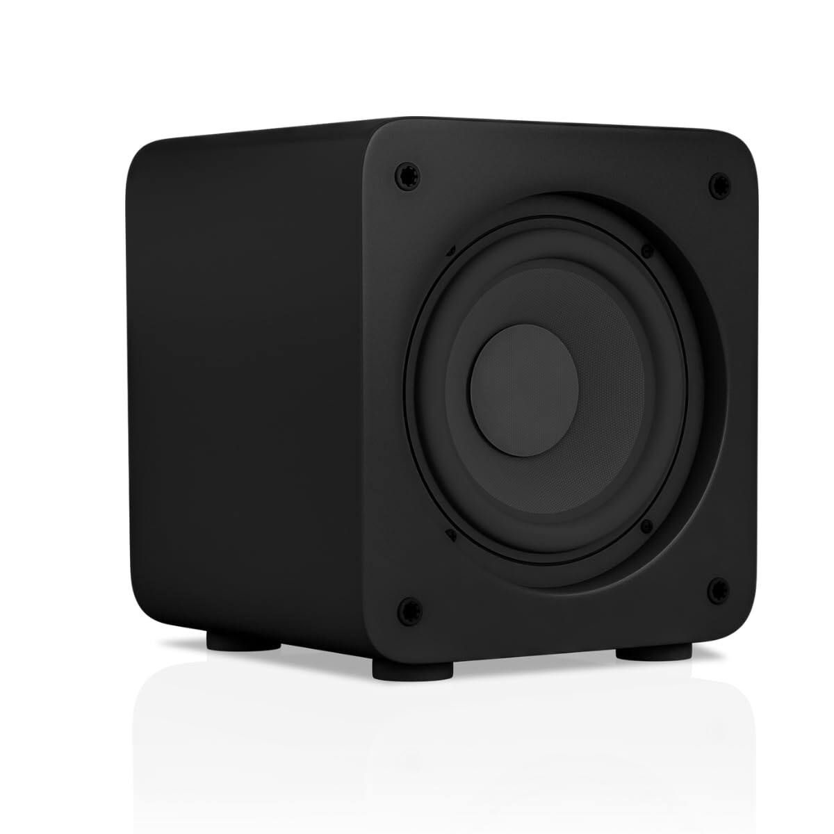 Angle. Audioengine - S6 Wireless Subwoofer - Black.