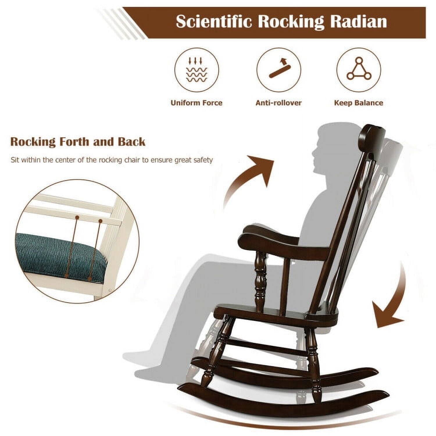 Scientific Rocking Radian

Uniform Force  
Anti-rollover  
Keep Balance  

Rocking Forth and Back  
Sit within the center of the rocking chair to ensure great safety