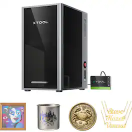 xTool - F2 Ultra Single 60W MOPA Fiber Laser Engraver, 100+ Color Metal Engraving, Dual 48MP Cameras, Auto Streamline