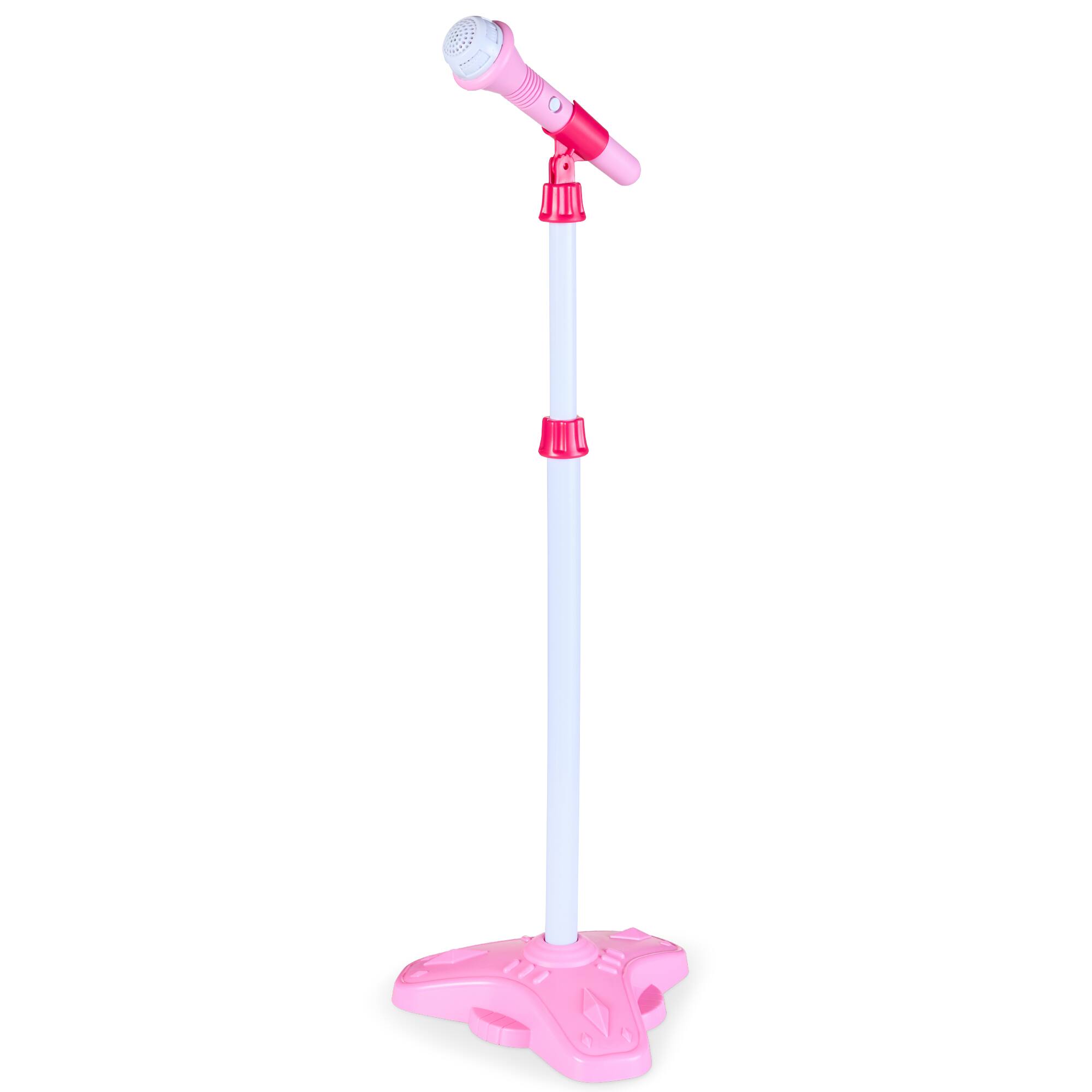 Alt View 5. Best Choice Products - Best Choice Products Pretend Play Kids Electric Guitar, Toy Guitar with Interactive Microphone, Amp - Soft Pink - Soft Pink.