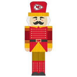 Fan Creations - Kansas City Chiefs 31'' Nutcracker Leaner - Multicolor