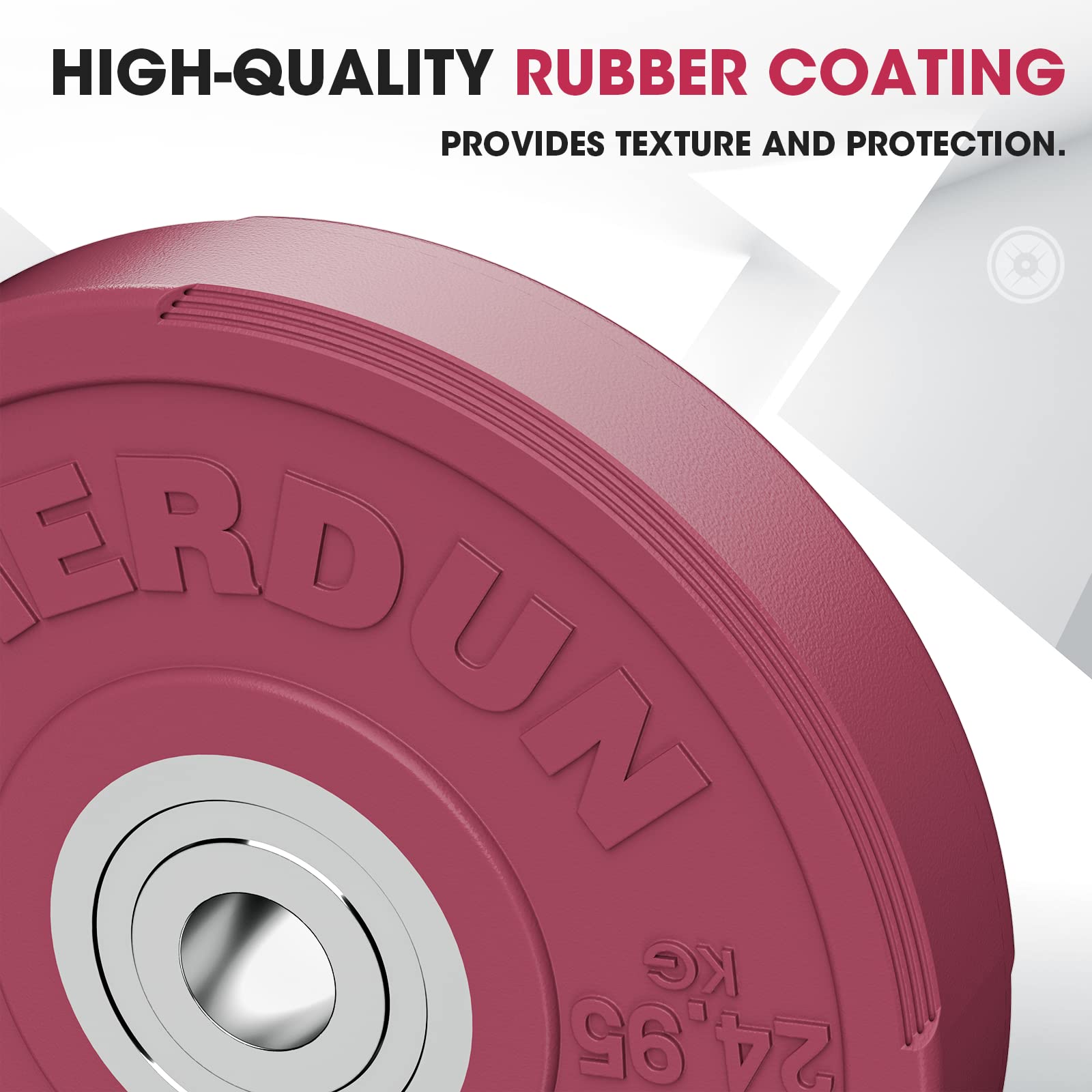 HIGH-QUALITY RUBBER COATING PROVIDES TEXTURE AND PROTECTION. BRDUM KG 24.95