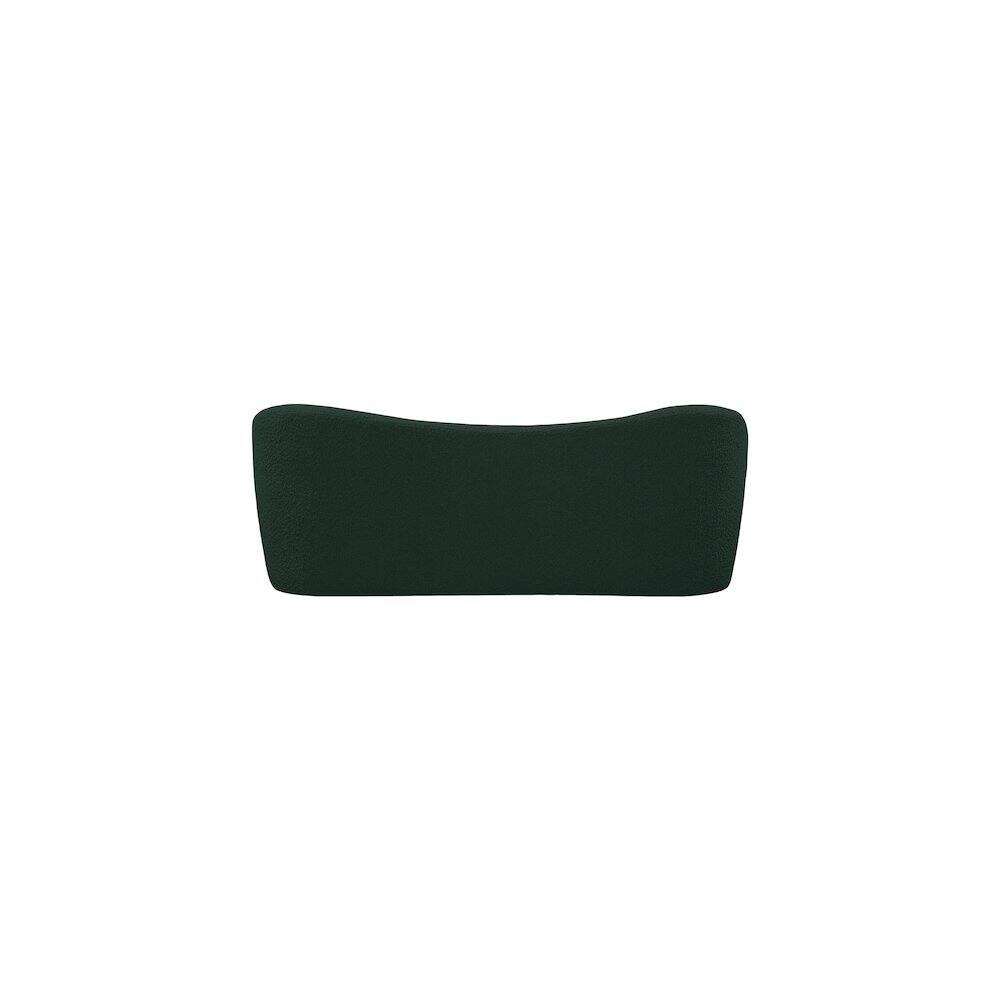 Alt View 2. Meridian Furniture - Flair Green Boucle Fabric Bench - Green.