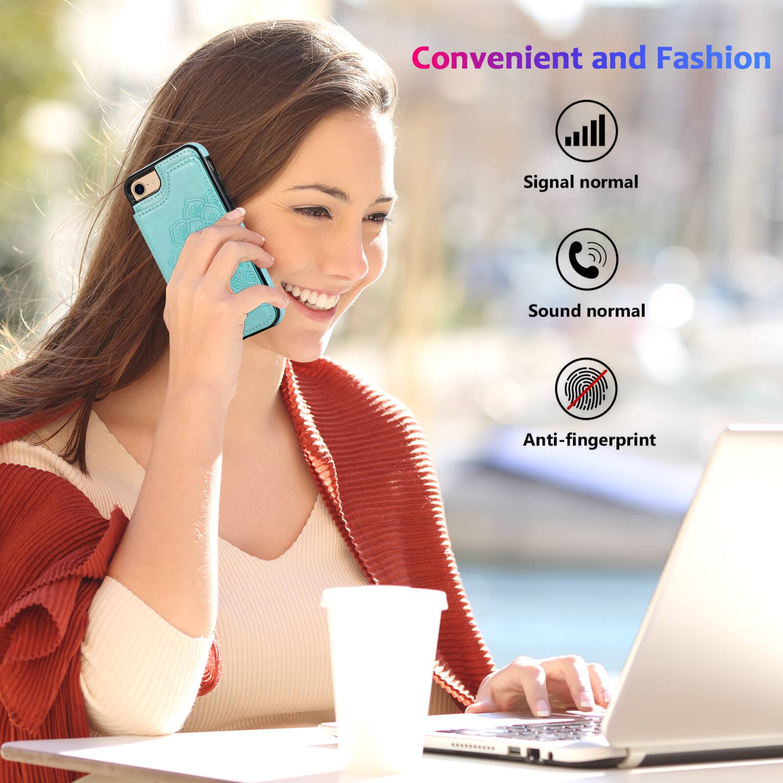 Convenient and Fashion  
Signal normal  
Sound normal  
Anti-fingerprint