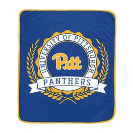 Pegasus - Pitt Panthers 50" x 60" University Crest Ultra Soft Blanket - Multicolor