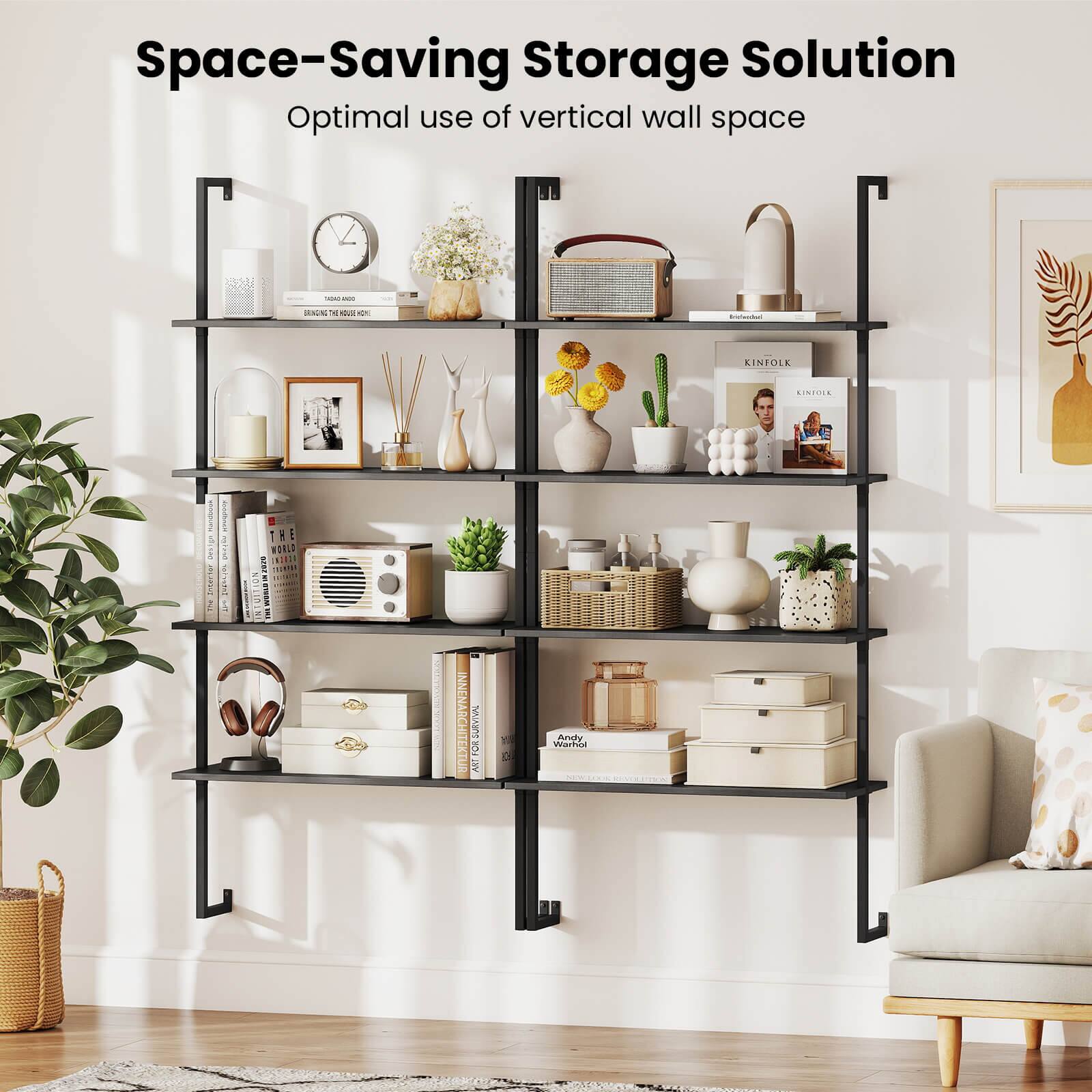 Space-Saving Storage Solution  
Optimal use of vertical wall space