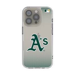 Keyscaper - MLB - Athletics Linen Logo iPhone Clear Case - 16e - Multicolor