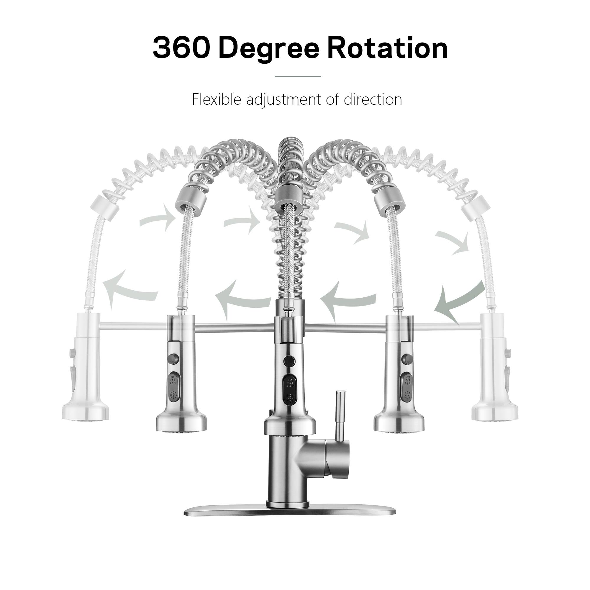 360 Degree Rotation  
Flexible adjustment of direction