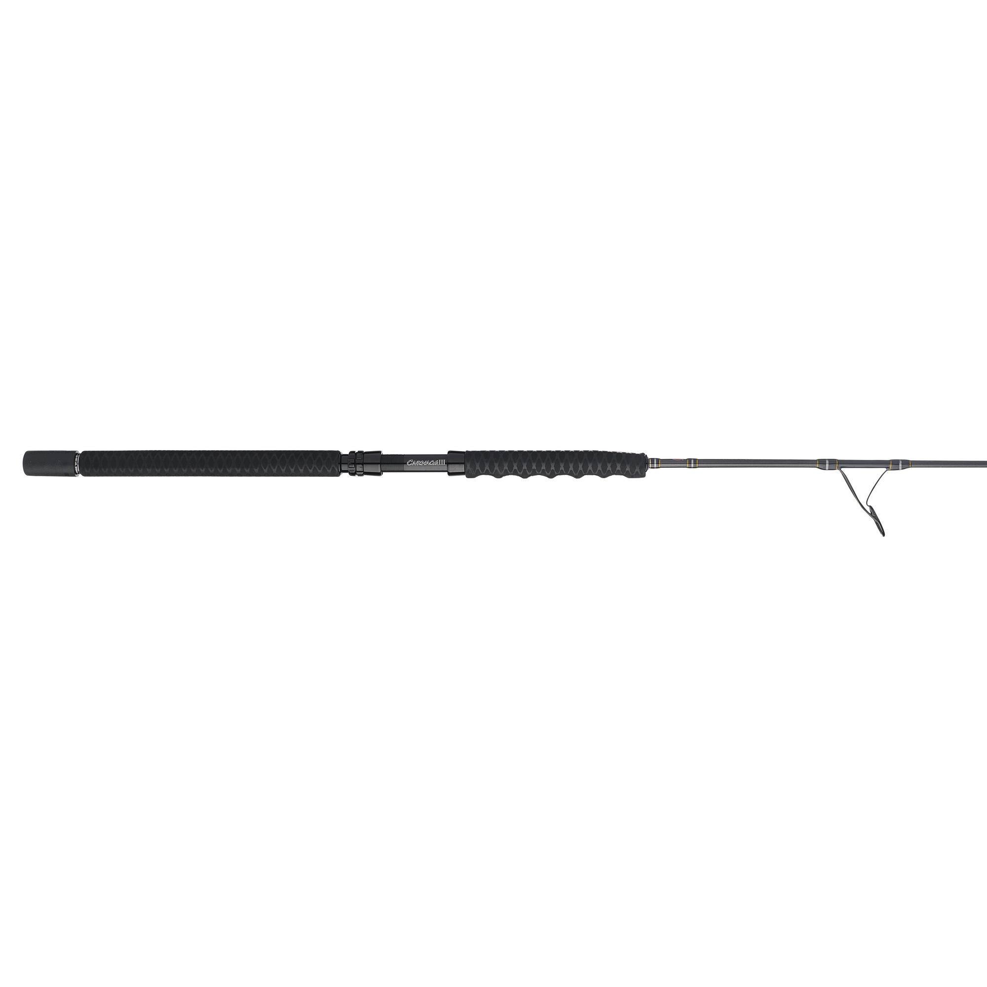 Alt View 4. PENN - Penn Carnage III Boat Conventional Spinning Fishing Rod 6’, up to 100 Lbs, Black - black.