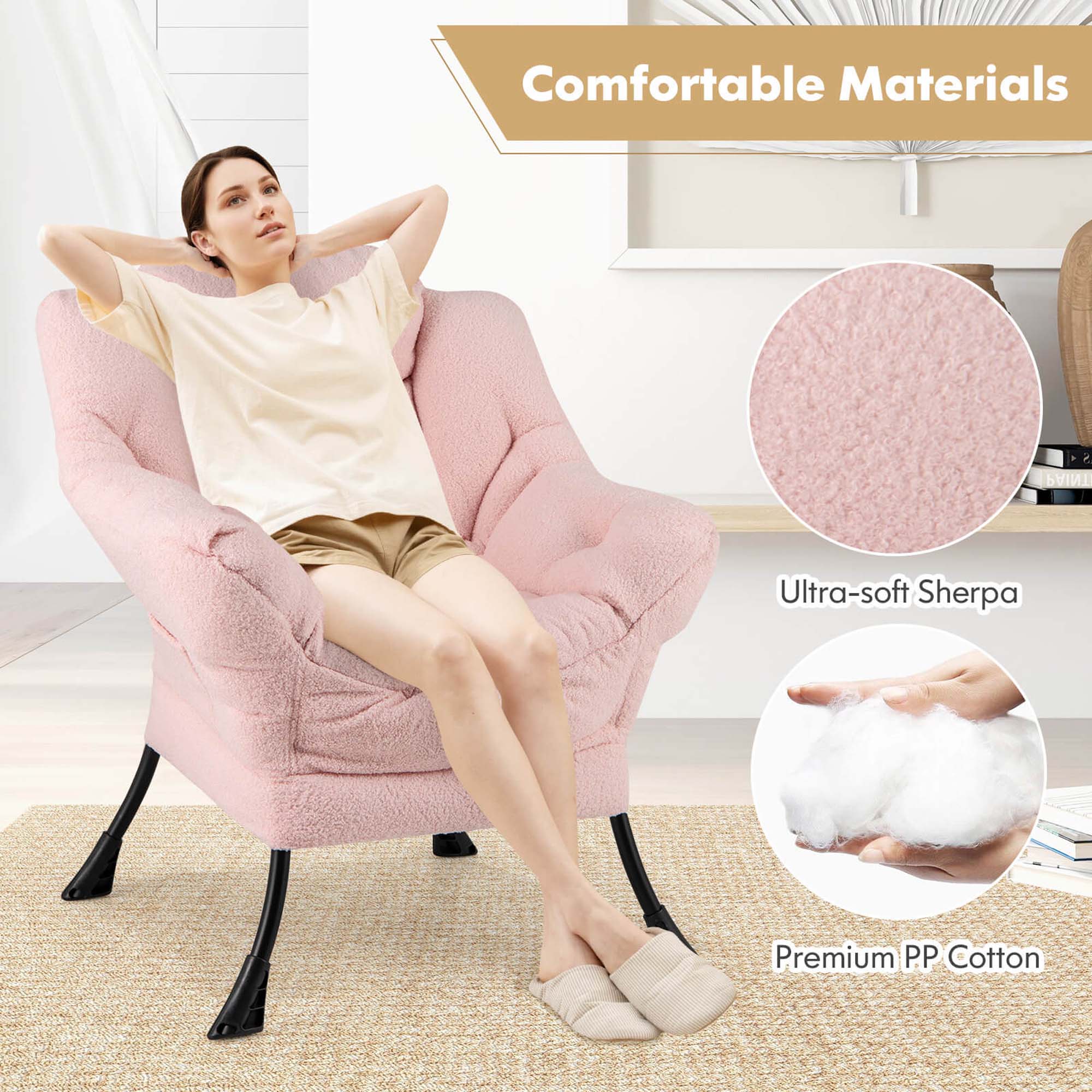 Comfortable Materials e PAINT Ultra-soft Sherpa Premium P.P Cotton