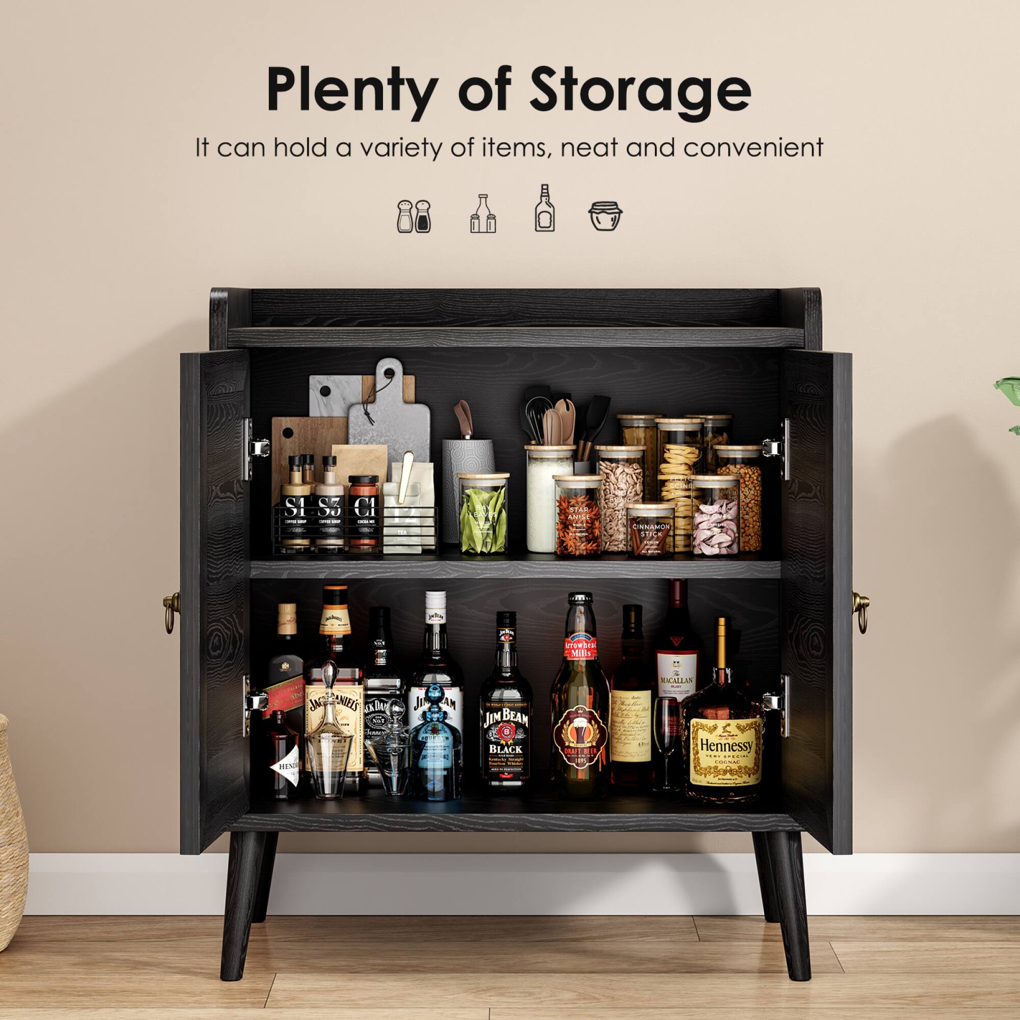 Plenty of Storage  
It can hold a variety of items, neat and convenient