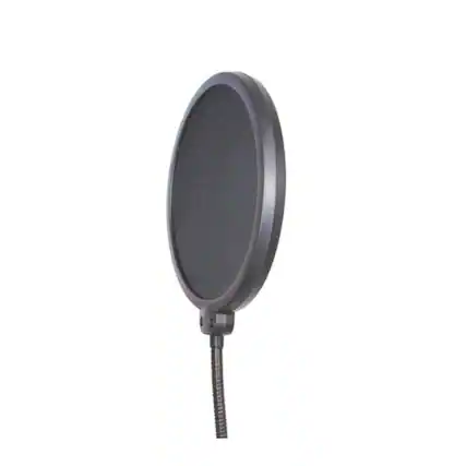Front. CAD Audio - CAD Audio Acousti-Shield VoxPop 6-Inch Microphone Pop Filter on 14-In Gooseneck.