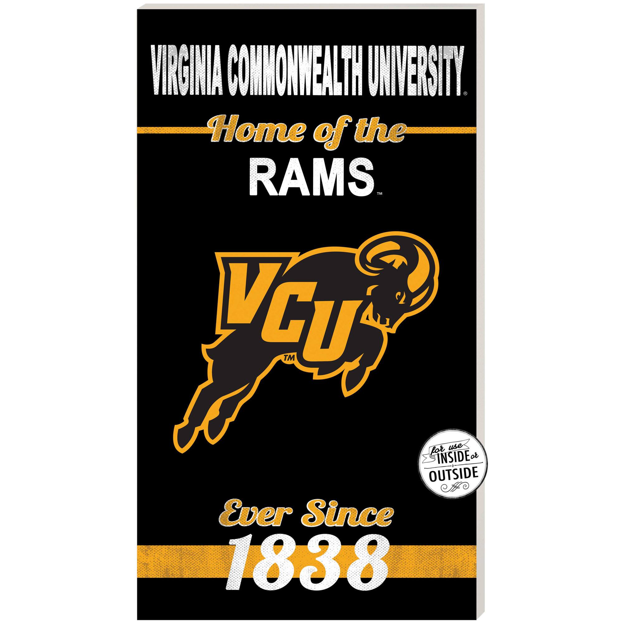 VCU Rams 11" x 20" Indoor/Outdoor Home Of The Sign