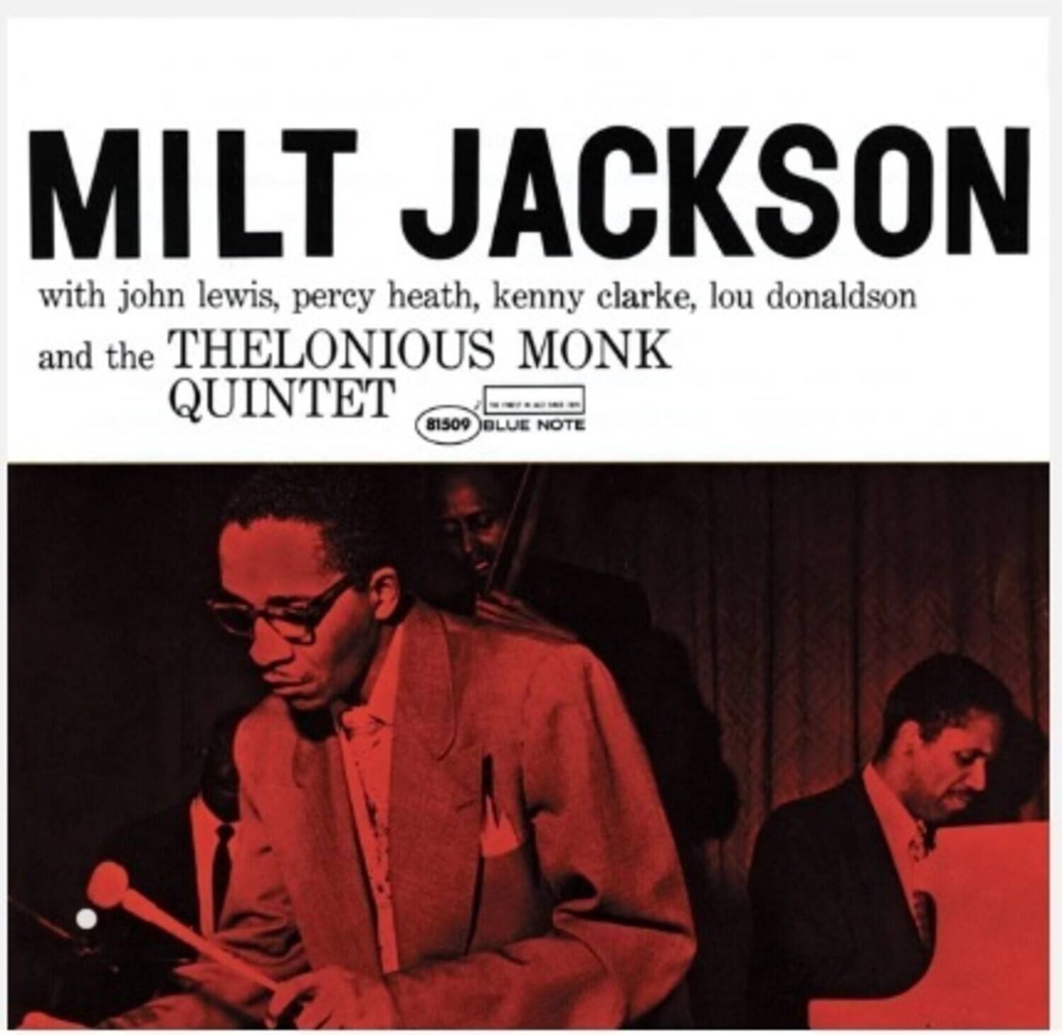 Milt Jackson Milt Jackson And The Thelonious Monk Quintet VINYL LP
