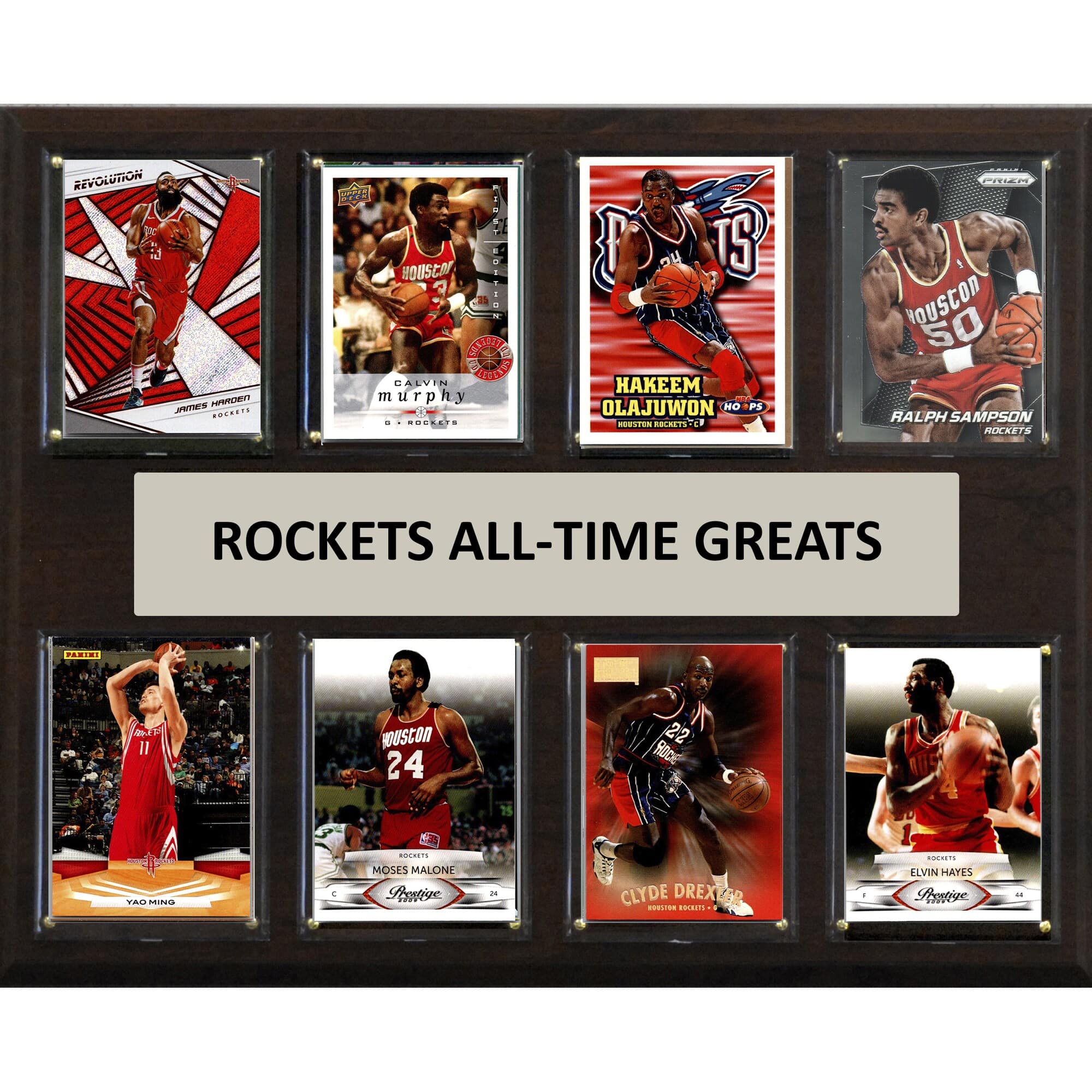 "C&I Collectibles - Houston Rockets 12"" x 15"" Trading Card Plaque - Multicolor" price history on PriceWatchPro