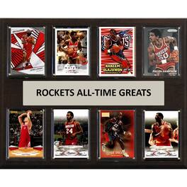 C&I Collectibles - Houston Rockets 12" x 15" Trading Card Plaque - Multicolor