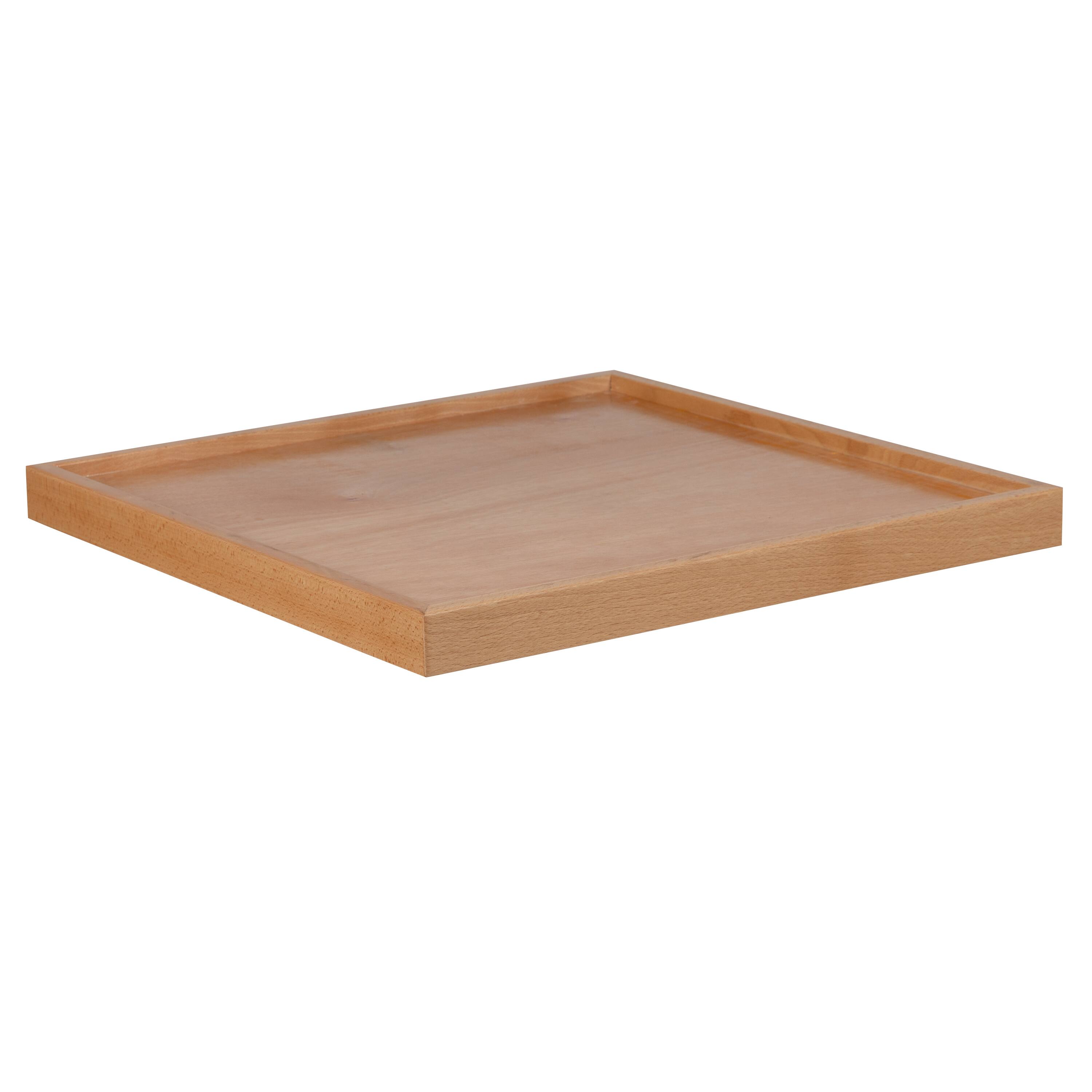 Alt View 5. Emma + Oliver - Square Butcher Block Style Table Top - Restaurant Table Top - Natural.