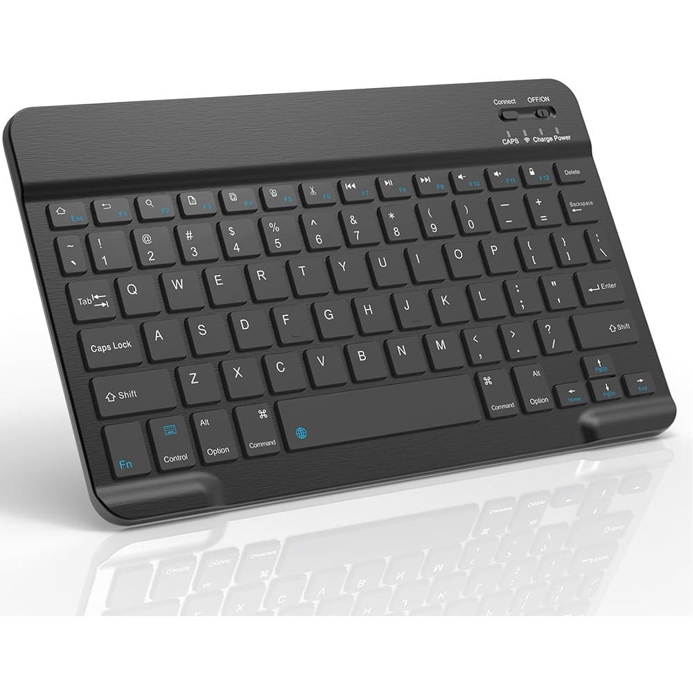 RTMB - Bluetooth Keyboard for iPad – Slim, Wireless, Portable - Black