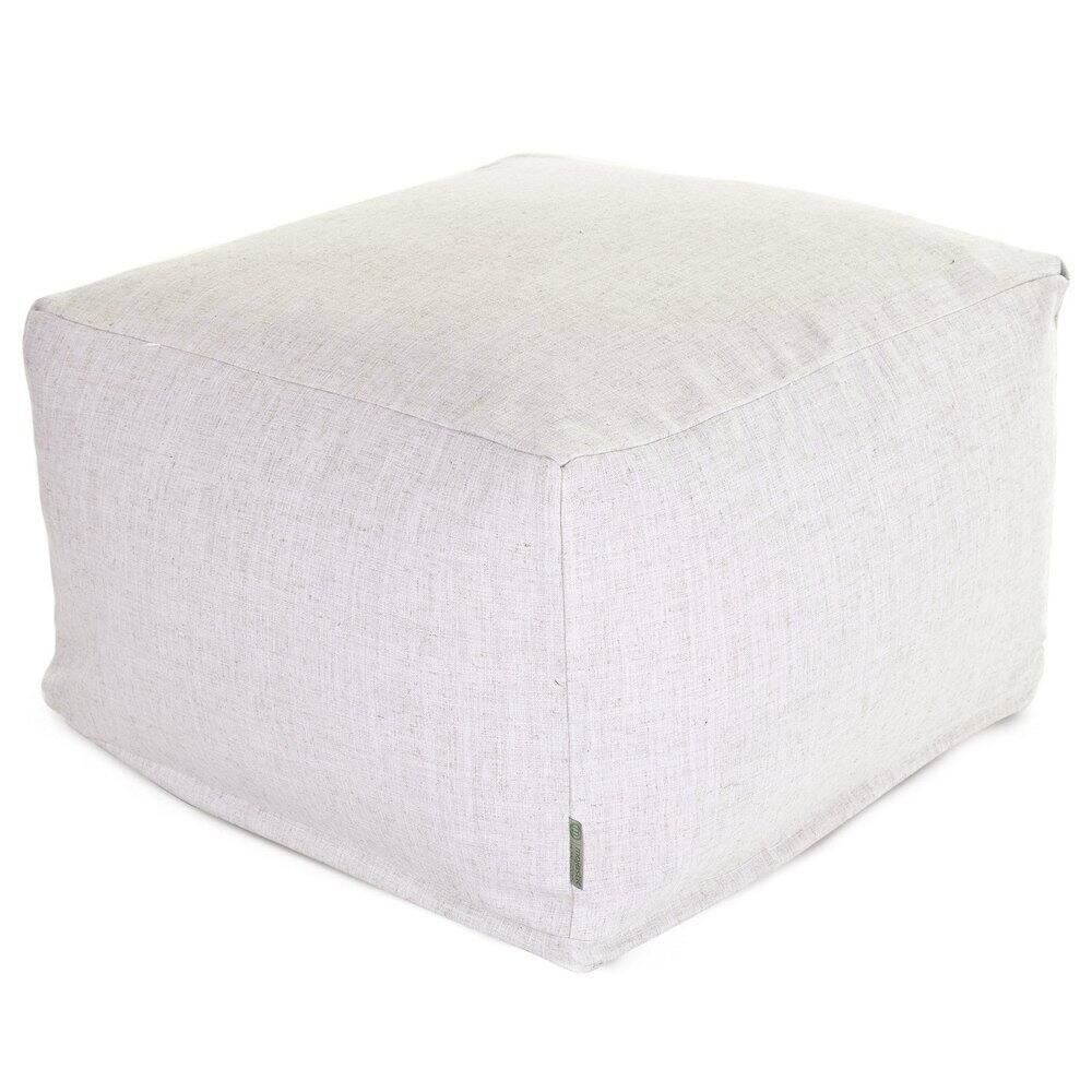 Front. Majestic Home - Ottoman Pouf Wales Magnolia - Beige.