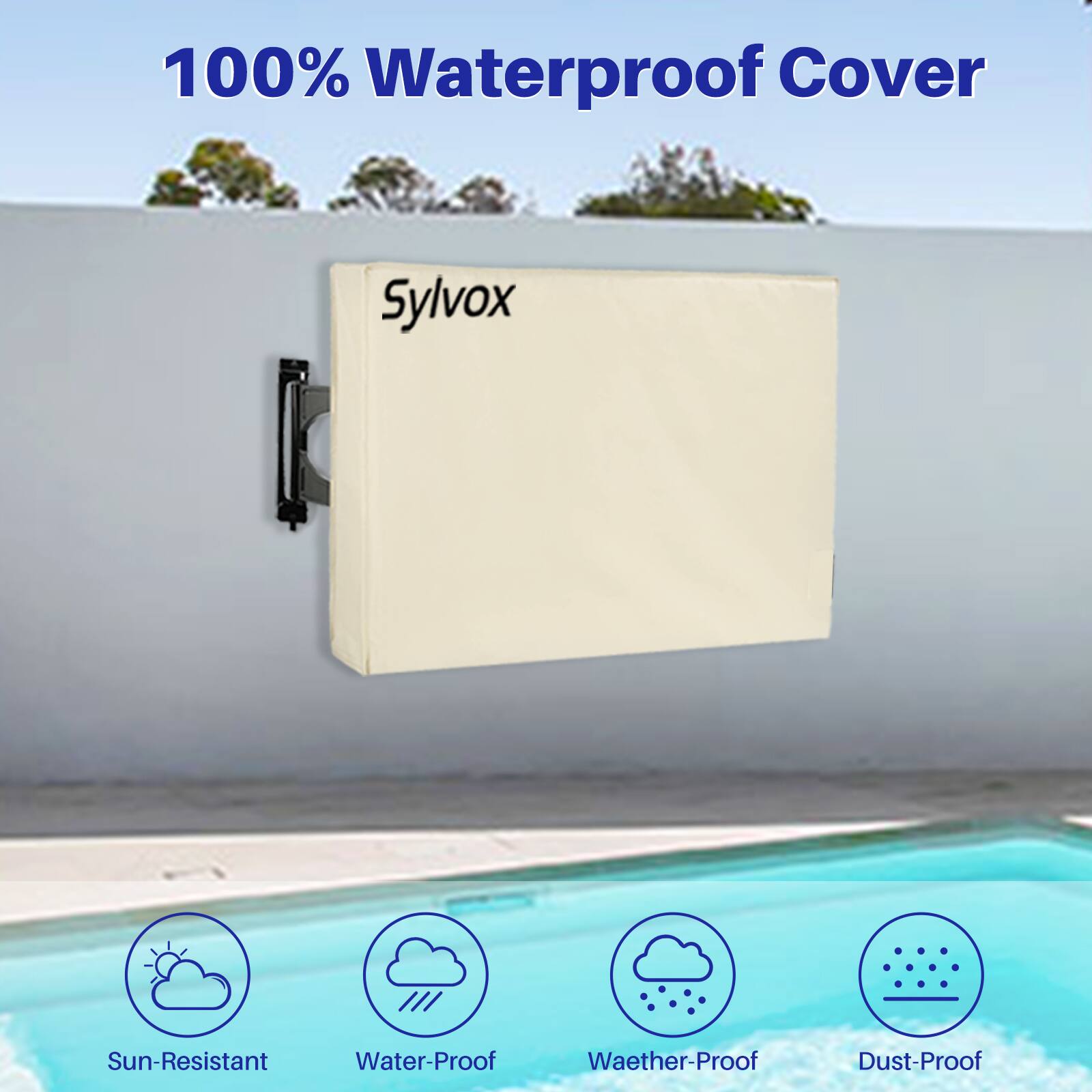 100% Waterproof Cover  
Sylvox Sun-Resistant Water-Proof Weather-Proof Dust-Proof