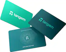 Tangem - Wallet Electra Sea - 3 pack - Green