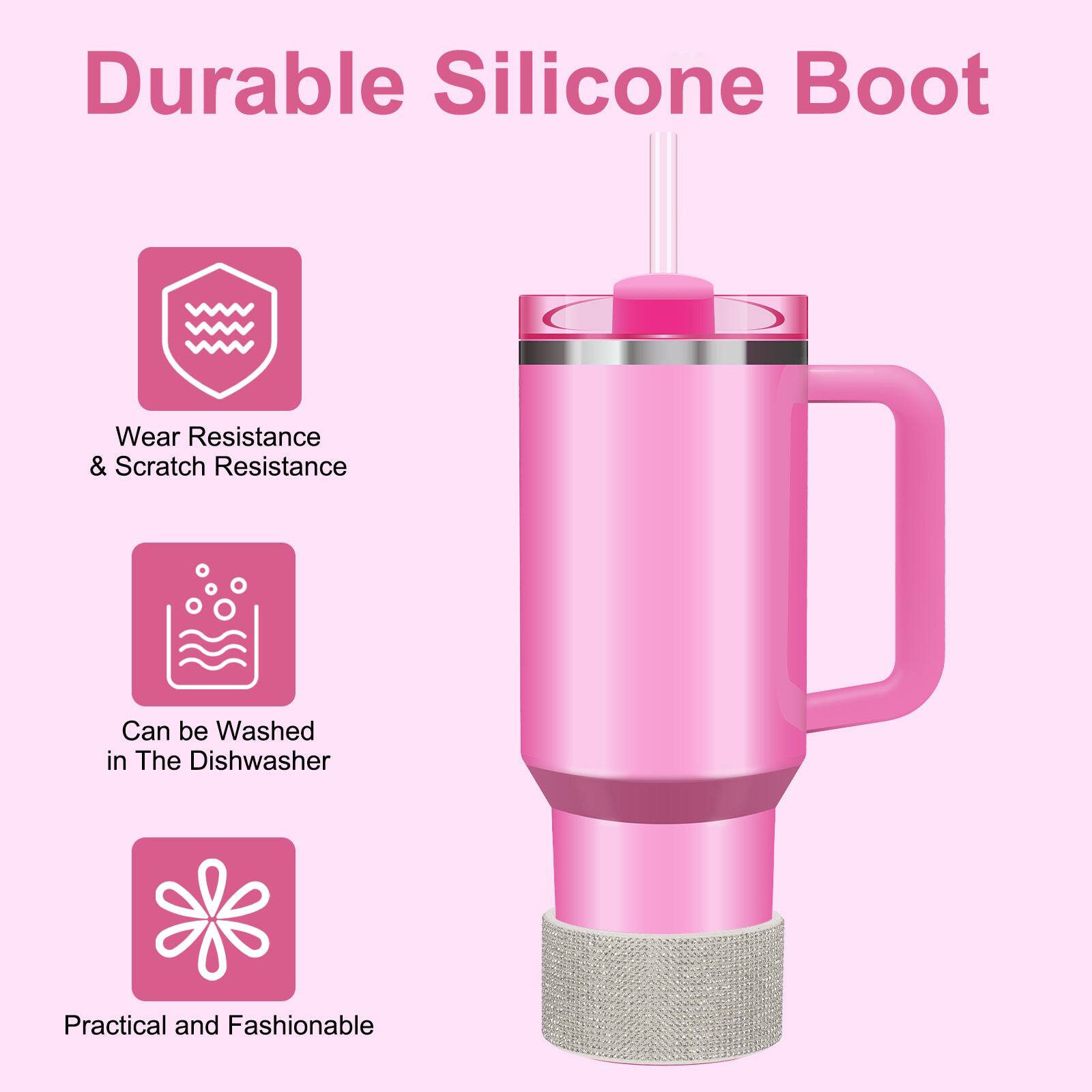 Durable Silicone Boot

- Wear Resistance & Scratch Resistance
- Can be Washed in The Dishwasher
- Practical and Fashionable