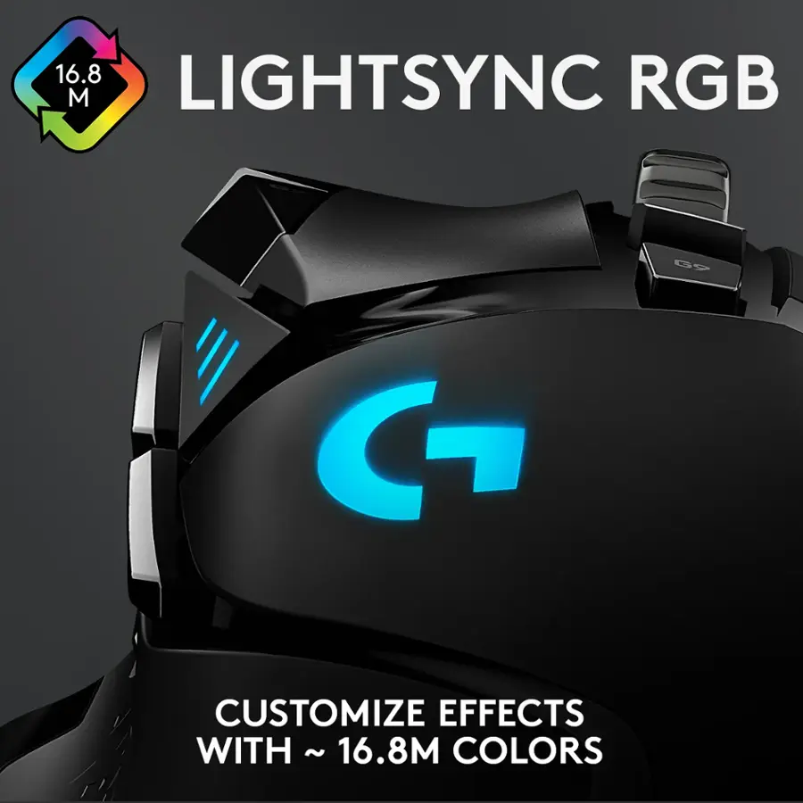 Logitech G502 HERO Wired Optical Gaming Mouse with RGB Lighting Wired ...