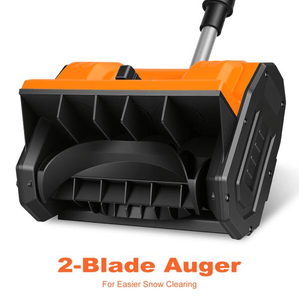 2-Blade Auger  
For Easier Snow Clearing