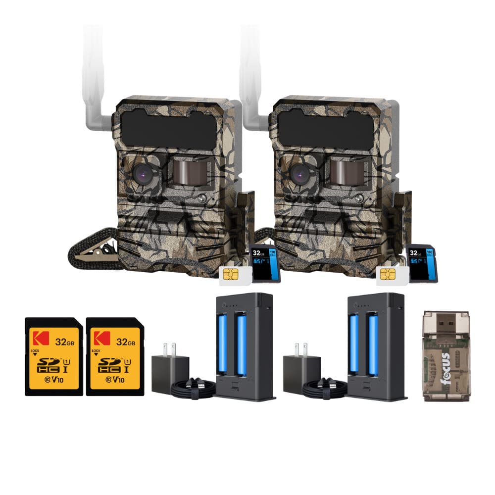 Bundle - Yellowstone - Y2 Cellular Trail Camera with Battery Pack and Card Reader