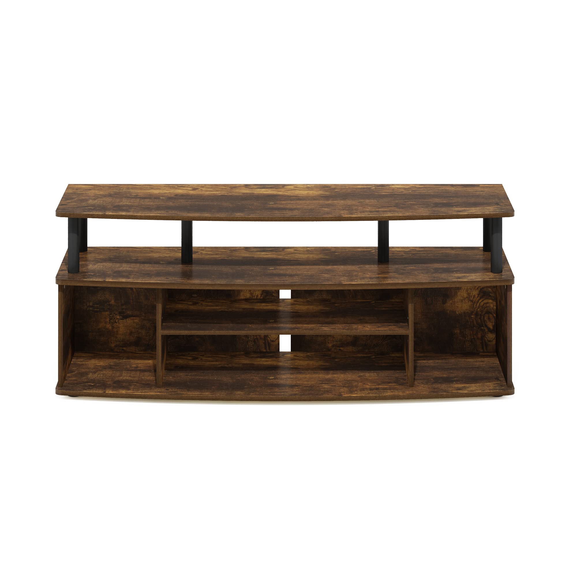 Alt View 3. Hirose Alice - Jaya Large Entertainment Center Stand Unit/tv For Up To 55 Inch Pine/black Manufactured from WoodLarge top pan... - Blackwood/Black.