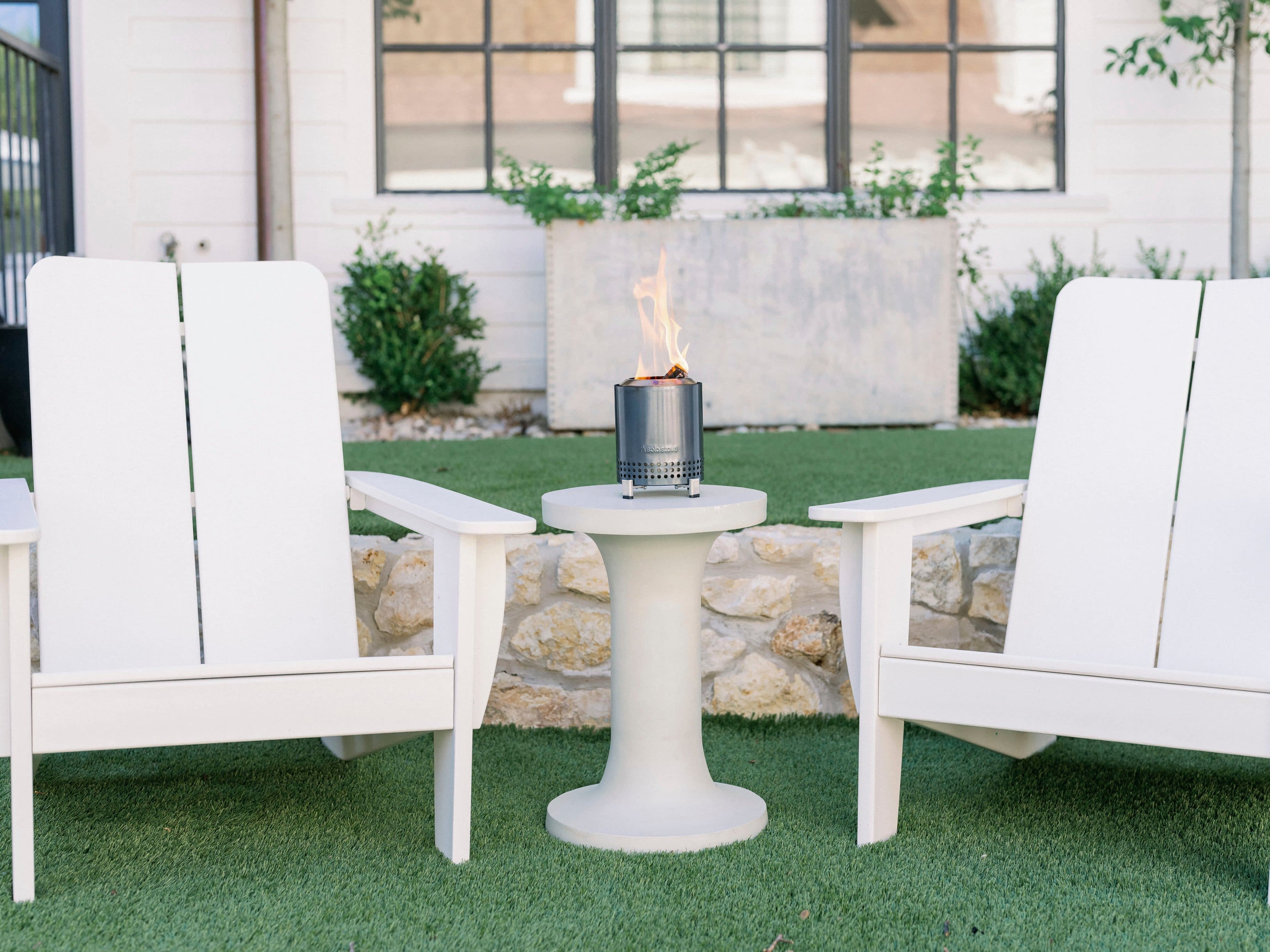 Alt View 13. Solo Stove - Mesa XL Firepit - Gunmetal Metallic.